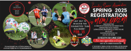 U8 and Up Registration NOW OPEN!